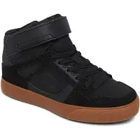 Dc-shoes Sneaker "Pure High-Top EV", Jungen, Gr. 11,5(28,5), schwarz (schwarz, gum), Obermaterial: Leder / Futter: Textil / Außensohle: Gummi., Schuhe Sneaker