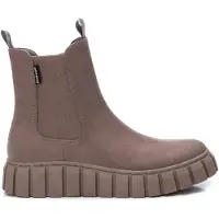 Refresh für Damen. 17024904-TAUPE Stiefelette 170249 braun (41), Wohnung, 1 bis 3 cm, Reißverschluss, Lässig