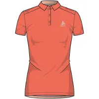 Odlo Damen Poloshirt Cardada 222201-32000 XS - Hot Coral - XS