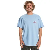 Quiksilver Take Us Back Logo SS T-Shirt - blau