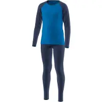 Löffler Kids SET Long CB Transtex Merino marin (452) 128