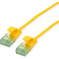 Roline RM UTP DataCenter Patchkabel Cat.6A (Class EA), slim, gelb, 1,5 m
