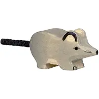 Holztiger Maus aus Holz