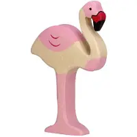 Sonstige Verlage HOLZTIGER Flamingo aus Holz