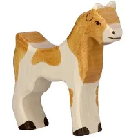 Holztiger Holz Ziege Spielfigur handgefertigt nachhaltiges Spielzeug