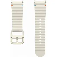 Samsung Original Sportarmband für Galaxy Watch 4 / 5 / 6 / 7 / FE (20 mm) - Größe S/M - Cream