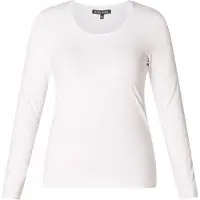 Base Level Curvy Langarmshirt mit Rundhalsausschnitt