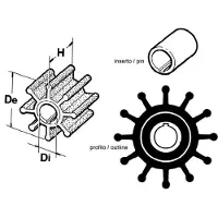 Cef Suzuki 2t Dt50/60/75/85 Impeller