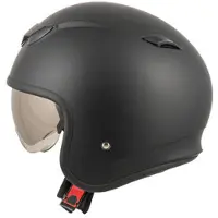 MTR Jet Sun II Jethelm Unisex ABS schwarz, XL