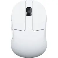 Keychron M4 Wireless Maus Optisch, USB, Bluetooth, 2.4GHz, 26000 DPI, 4000 Hz, Weiß M4-A5