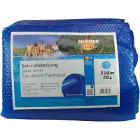 Summer Fun 501550034, Pool-Solarabdeckung, Rund, Blau, 2,97 m, 0,23 mm, 4,5 kg