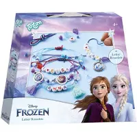 Totum Disney Frozen 2 Letter Bracelets, Armbänder-Bastelset für Kinder, 4 Jahr(e), Mehrfarbig