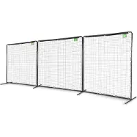 Exit Backstop Ballfangnetz 300x900 cm für Fußball im Garten, 3 Netze je 300x300 cm, auch einzeln aufstellbar, mit Verankerungsset
