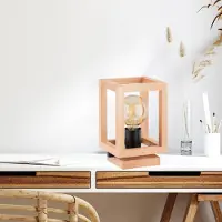 Alfa Tischlampe Pako , Holz hell, für Wohn- / Esszimmer, Holz, Modern, Tischlampe