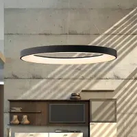 Mantra-Iluminacion Smart LED-Hängelampe Niseko II, 65 cm, schwarz, CCT, dimmbar