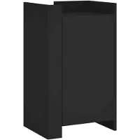 vidaXL Sideboard Schwarz 45x35x75 cm Holzwerkstoff