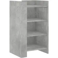 vidaXL Sideboard Betongrau 45x35x75 cm Holzwerkstoff
