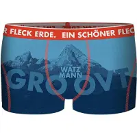 Ein schöner Fleck Erde Boxershorts DER Watzmann Groovt Himmelblau himmelblau L