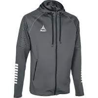 Select Monaco Kapuzenjacke v24, Gr.M, grau weiss