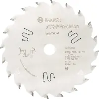 Bosch Kreissägeblatt Top Precision Best for Wood, 165 x 20 x 1,8mm, 20 Zähne - 2608642385
