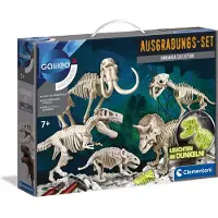 Clementoni Experimentierkasten "Galileo, Ausgrabungs-Set Dino Mega-Collection", bunt (weiß, neutral), Experimentierkästen, Kinder, Experimentierkasten, Made in Europe