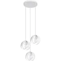 Sollux Hängeleuchte TULOS 3P weiß 3xE27 15W Stahl 117x30x30cm