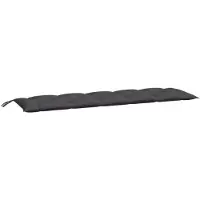 vidaXL Gartenbank-Auflage Anthrazit 180x50x7 cm Oxford-Gewebe