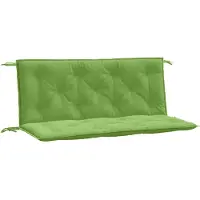 vidaXL Gartenbank-Auflagen 2 Stk. Melange Grün 120x50x7 cm Stoff