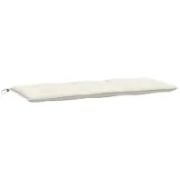 VD Home Furnishing Gartenbank-Auflage Melange Creme 120x50x7 cm Stoff