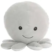 Big Buy Cooking Weiches Oktopus Plüschtier Grau 26 cm für Babys und Kleinkinder ab 0 Monaten