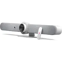 Logitech Rally Bar, Gruppen-Videokonferenzsystem, 4K Ultra HD, 30 fps, 5x, 3x, Weiß