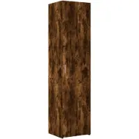 vidaXL Highboard Räuchereiche 45x42,5x185 cm Holzwerkstoff