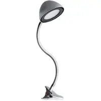 Hobby Hall Schreibtischlampe mit Clips RONI LED SILVER CLIP 02876