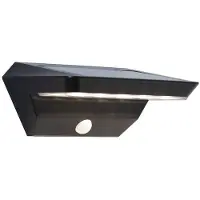 Star Trading LED Solar Wandleuchte 'Wally' - 2 Stufen Helligkeit (40sec) - Bewegungs- & Dämmerungssensor - silber