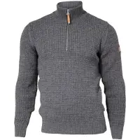 Ivanhoe - Moritz Half Zip - Wollpullover Gr 3XL grau