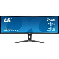 Iiyama G-MASTER 45"LCD Curved Bus. UWQHD, 113 cm (44.5"), 5120 x 1440 Pixel, Dual QHD, LED, 0,8 ms, Schwarz