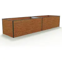 GFP 387 x 99 x 77 cm Hochbeet, Holzoptik - (GFPV00406)
