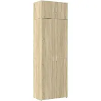 vidaXL Hochschrank Sonoma-Eiche 70x42,5x225 cm Holzwerkstoff