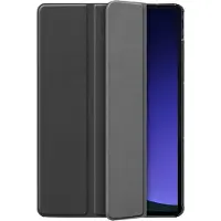 Just in Case Smart Tri-Fold Samsung Galaxy Tab S9 / S9 FE / S10 FE / S10 Lite Book Case Schwarz