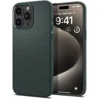 Spigen Liquid Air Case für das Apple iPhone 15 Pro Max - Abyss Green