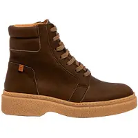 El naturalista für Damen. 2590011FE005_0G3 Lederstiefelette N5900 Arpea grün -Absatzhöhe 4,5cm (36), 3 bis 5 cm, Reißverschluss, Lässig