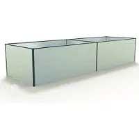 GFP 387 x 150 x 77 cm Hochbeet, Aluminium eloxiert - (GFPV00415)