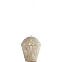 Light & Living Hängeleuchte - beige - Deya - jute - drahtlampe - E27 - 2970543 -