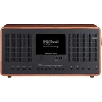 Revo 641151 SuperConnect Stereo Hybridradio DAB+/FM/Internet Walnuss Schwarz