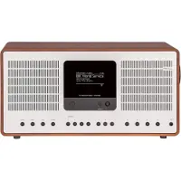 Revo 641143 SuperConnect Stereo Hybridradio DAB+/FM/Internet 30 W Walnuss Silber