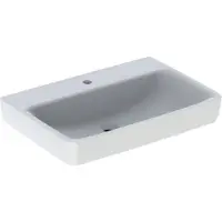 Geberit Waschtisch Renova Plan 70x48cm, Hahnl. mit., o. ÜL, we. K-Tect