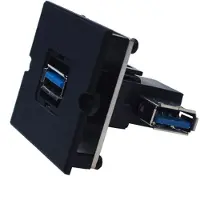 Bachmann Rahmen 1xUSB 3.0, 90° Abgang seitlich