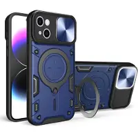Techsuit CamGuard Pro Back Cover Hülle für Apple iPhone 16 Plus - Blau