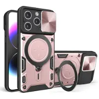 Techsuit CamGuard Pro Back Cover Hülle für Apple iPhone 16 Pro - Roségold