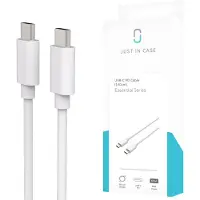 Just in Case 8097040, 1,5 m, USB C, USB C, USB 2.0, Weiß